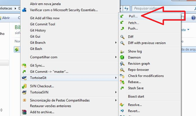 tortoise git pull 1